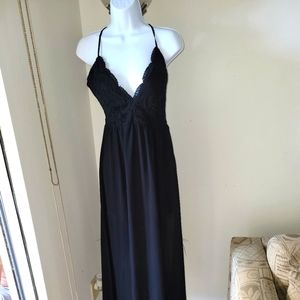 Black Shinestar Maxi Dress